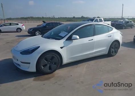 2021 Tesla Model 3 Standard Range Plus Rear-Wheel Drive from USA, damaged, VIN 5YJ3E1EA5MF017616